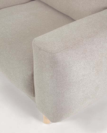 Sofá Singa 3 plazas con chaise longue izquierdo beige 296 cm
