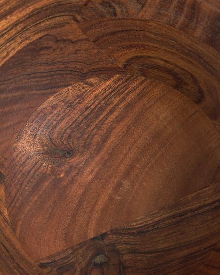 Bol grande Dhana madera maciza acacia