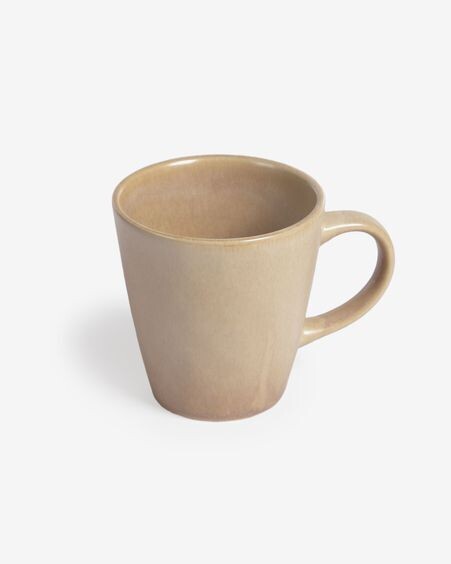 Taza Vreni de cerámica beige
