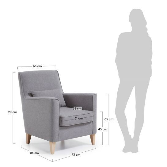 Butaca Glam gris