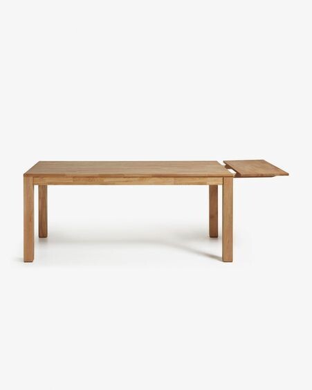 Mesa extensible Isbel 140 (220) x 90 cm madera maciza de roble