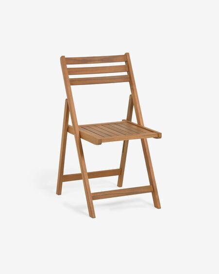 Silla plegable de exterior Daliana madera maciza acacia FSC 100%