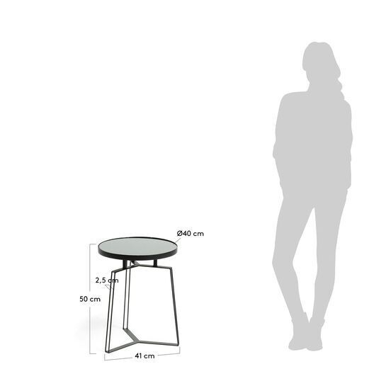 Mesa auxiliar Radim Ø 40 cm