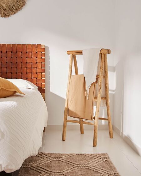 Toallero Marge de madera maciza de teca 50 x 100 cm
