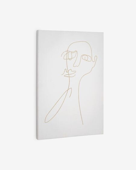 Lienzo rectangular Nisma 40 x 60 cm