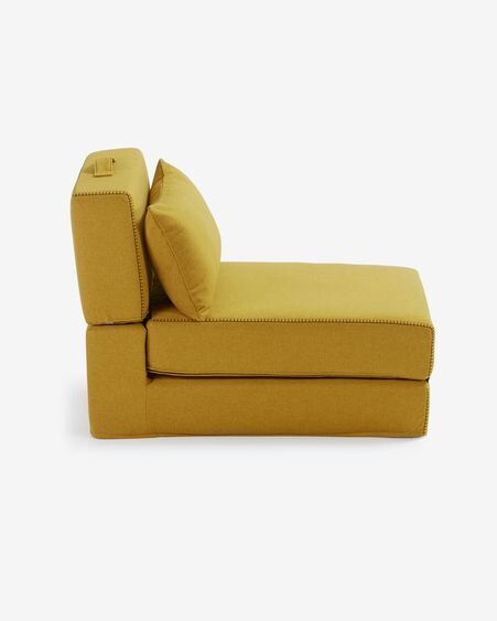 Puf cama Arty 70 x 89 (200) cm mostaza