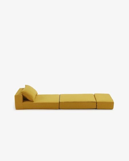 Puf cama Arty 70 x 89 (200) cm mostaza