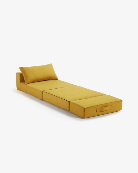 Puf cama Arty 70 x 89 (200) cm mostaza