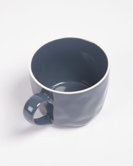 Taza Pontis de porcelana azul