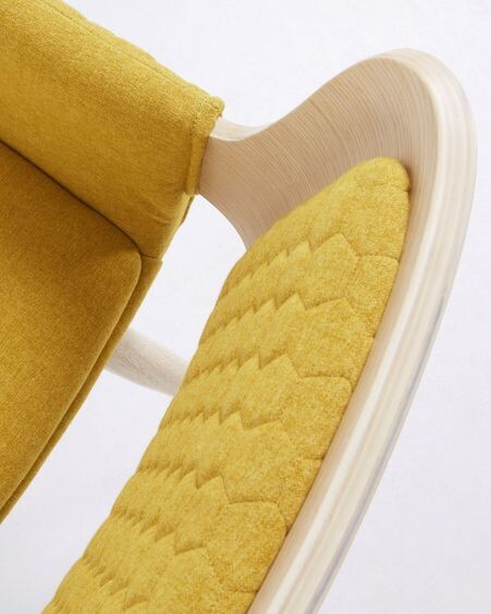 Silla Angie mostaza
