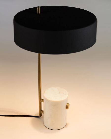 Lámpara de mesa Phant de metal y mármol