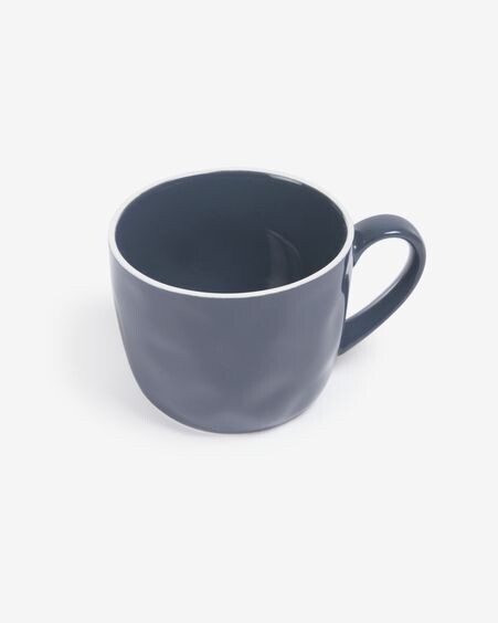 Taza Pontis de porcelana azul