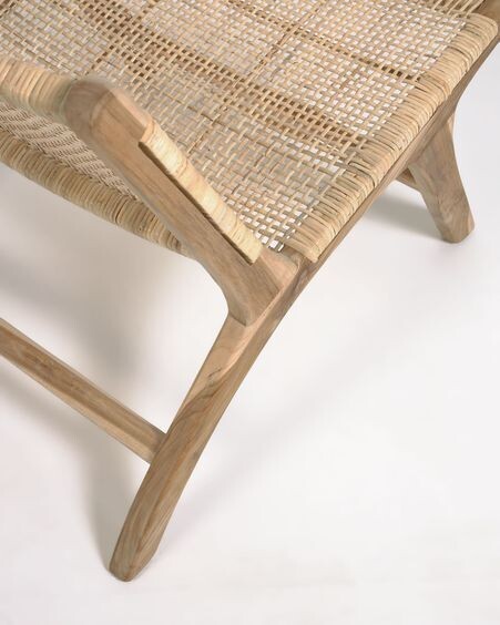 Sillón Beida madera maciza teca