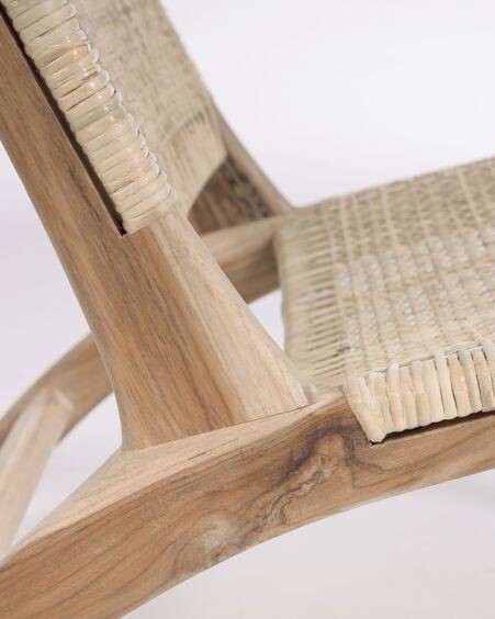 Sillón Beida madera maciza teca