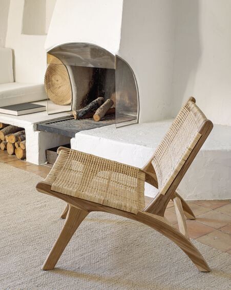 Sillón Beida madera maciza teca