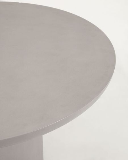 Mesa redonda de exterior Taimi de cemento Ø 110 cm