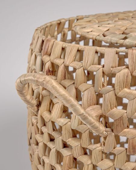 Cesta con asas Zaya fibras naturales