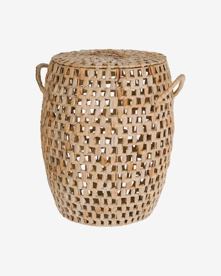 Cesta con asas Zaya fibras naturales