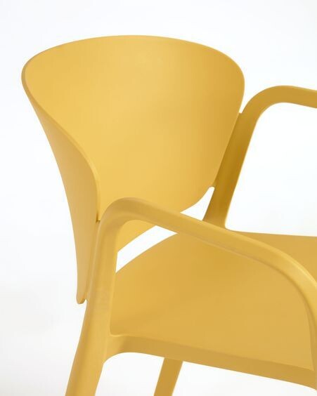 Silla 100% de exterior Ania amarillo