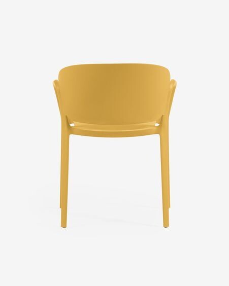 Silla 100% de exterior Ania amarillo