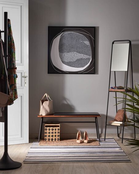 Espejo Benneth de acero 35 x 164 cm