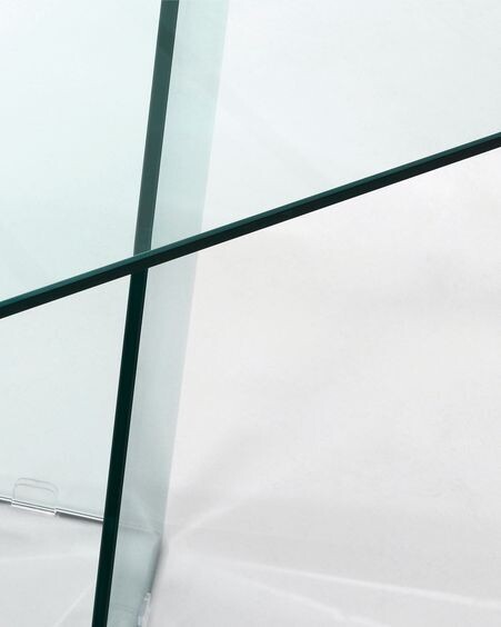Mesa Burano de cristal 180 x 90 cm