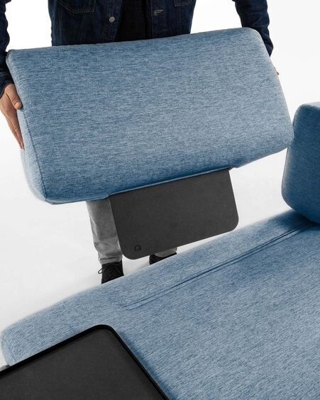 Módulo Compo 3 plazas azul 232 cm