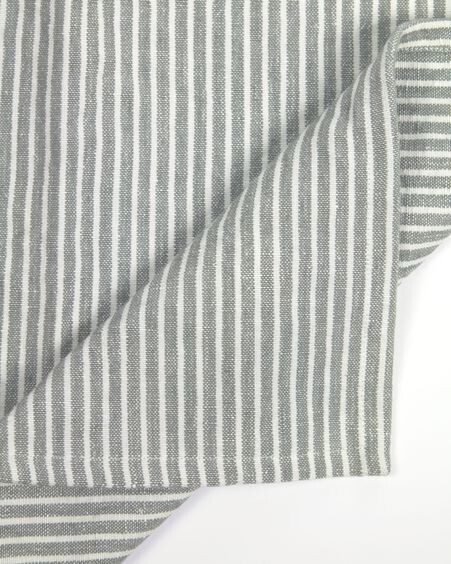 Set Imalay de 2 individuales de algodón y lino gris 35 x 50 cm