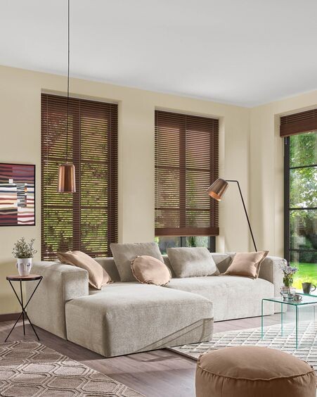 Sofá Blok 3 plazas chaise longue izquierdo beige 300 cm