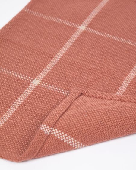 Set Micaela de 2 individuales 100% PET terracota