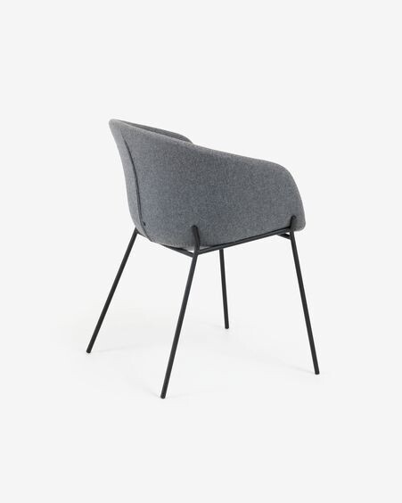 Silla Yvette lana gris