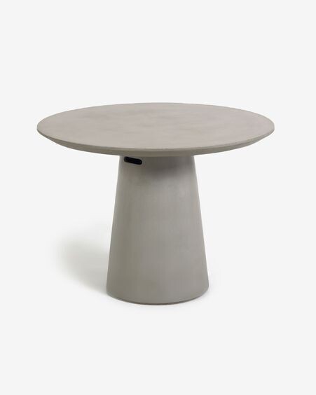 Mesa redonda exterior Itai cemento Ø 120 cm
