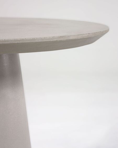 Mesa redonda exterior Itai cemento Ø 120 cm
