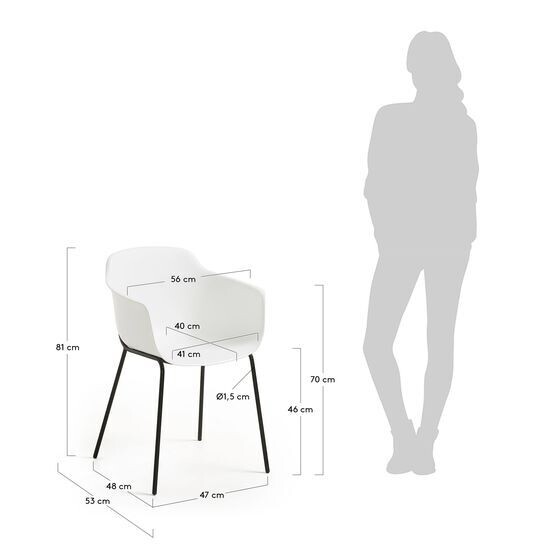 Silla Khasumi blanco
