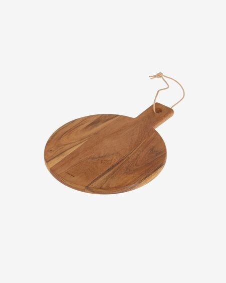 Tabla de servir redonda Salma madera maciza acacia