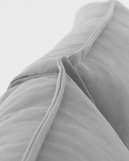Sofá cama Samsa 2 plazas poliuretano gris 140 cm