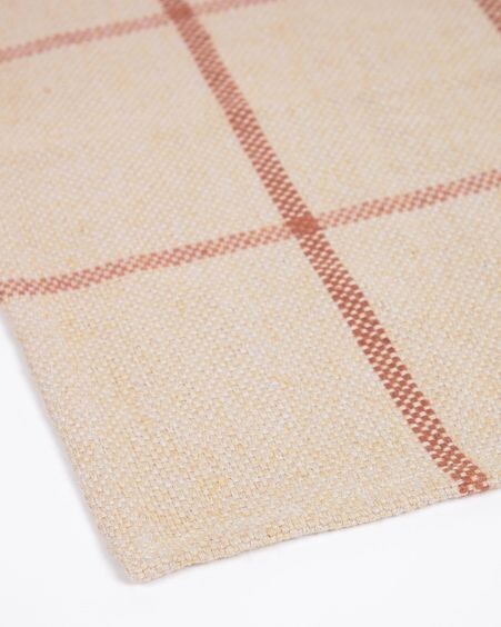 Set Micaela de 2 individuales 100% PET beige