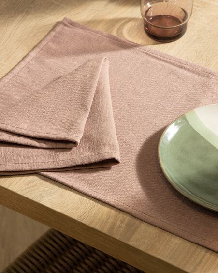 Set Samay de 4 manteles individuales rosa