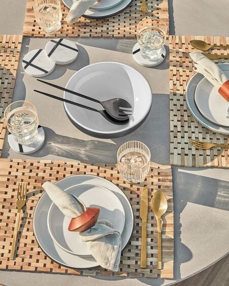 Set Fer de 2 cubiertos para ensalada negro