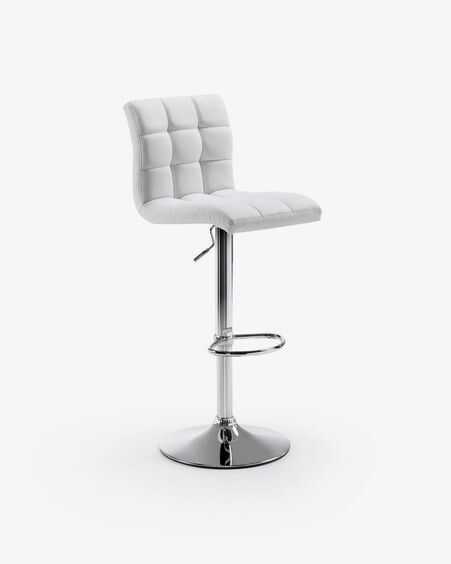 Taburete Crema blanco altura 60-81 cm