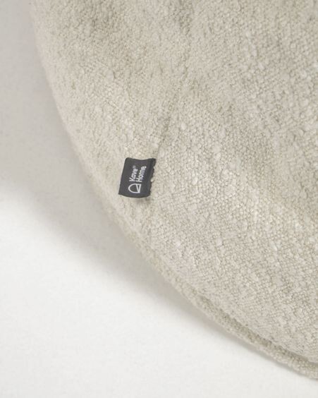 Puf Vicka borreguito blanco Ø 70 cm