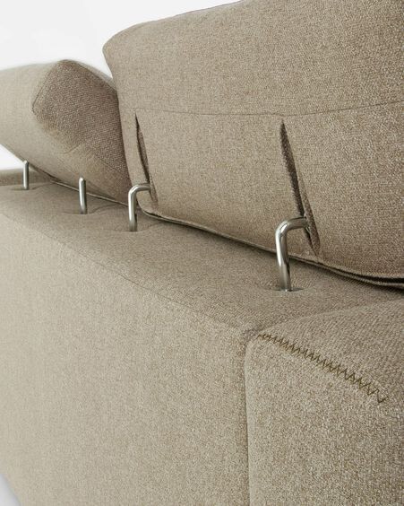 Sofá Atlanta 3 plazas beige 210 cm