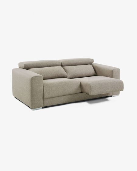 Sofá Atlanta 3 plazas beige 210 cm