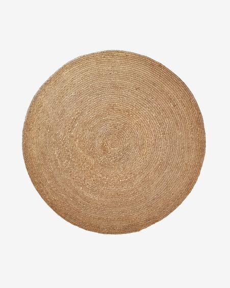 Alfombra redonda Doc 100% yute natural Ø 150 cm