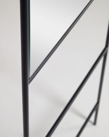 Espejo de pie Norland metal negro 55 x 166 cm