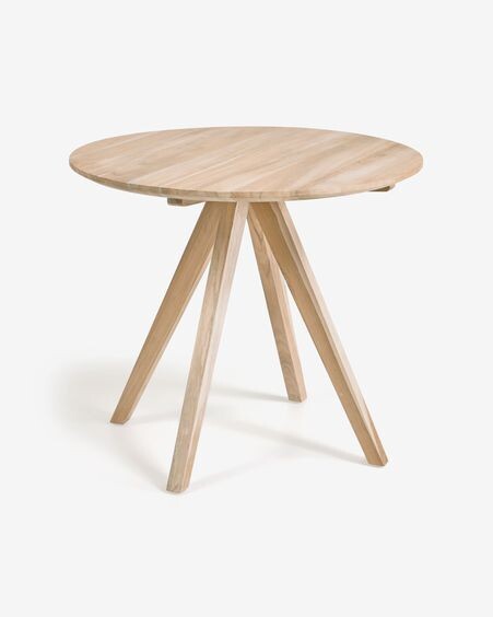 Mesa redonda Maial madera maciza teca Ø 90 cm