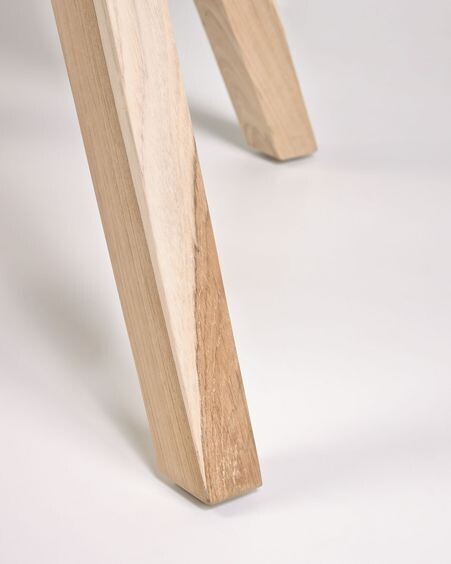 Mesa redonda Maial madera maciza teca Ø 90 cm