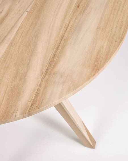 Mesa redonda Maial madera maciza teca Ø 90 cm