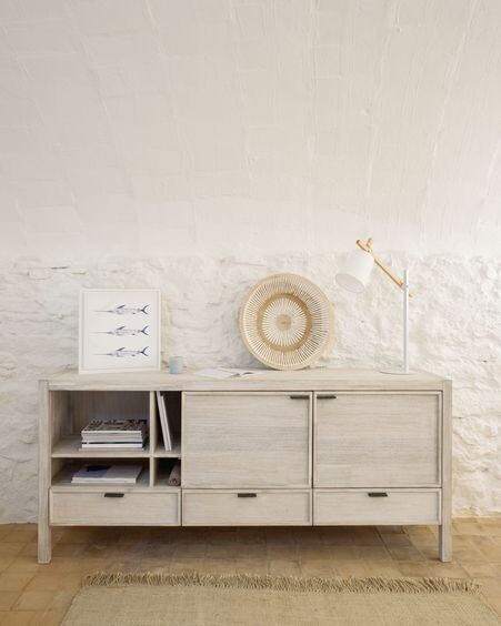 Aparador Alen madera maciza acacia 185 x 80 cm