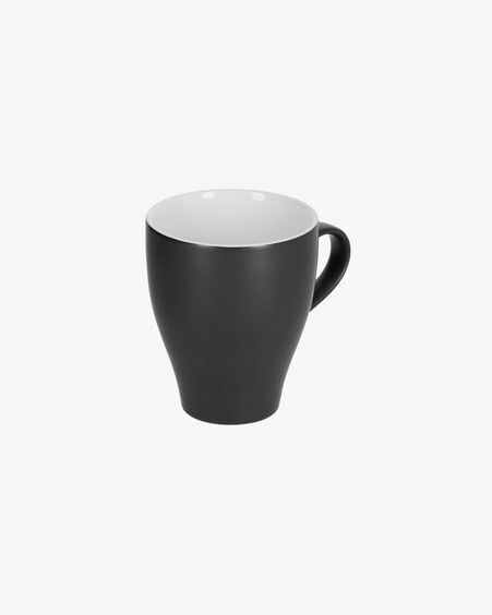 Taza Sadashi de porcelana blanco y negro